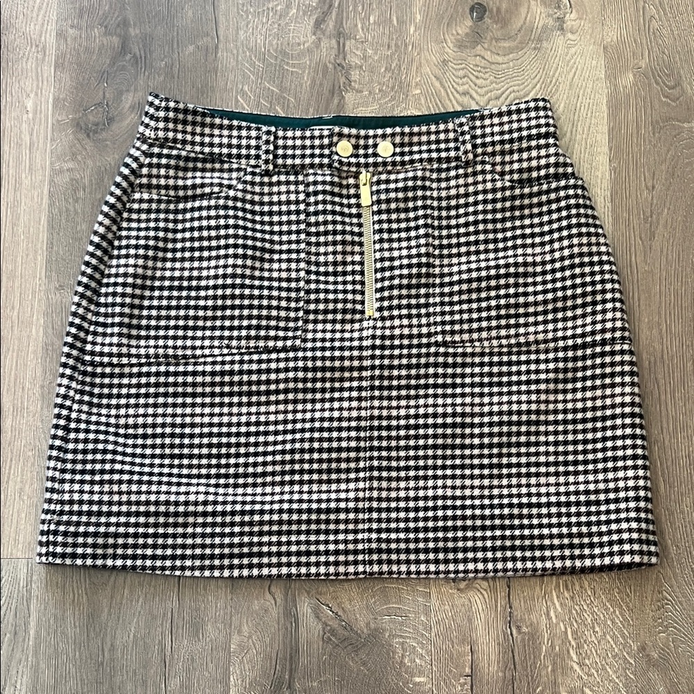 Scotch & Soda Miniskirt In Heritage Check Brown . Size L - Picture 3 of 15